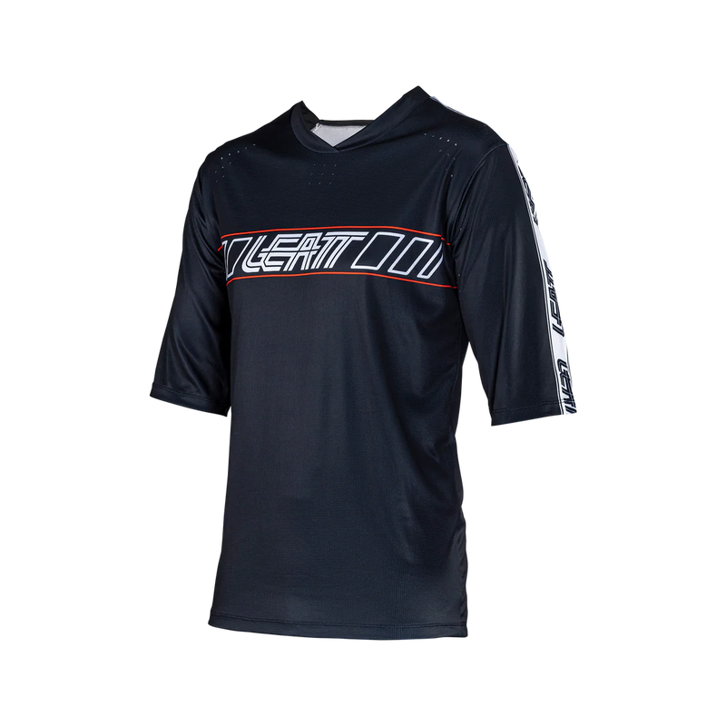 Load image into Gallery viewer, חולצת רכיבה קצרה ליט שחור LEATT MTB Enduro 3.0 Black V24