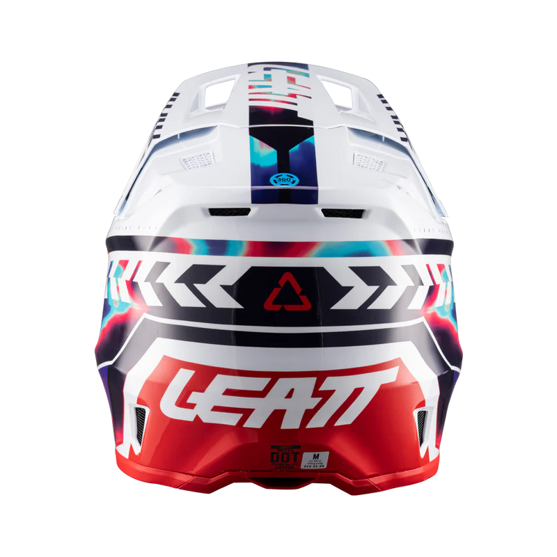 Load image into Gallery viewer, קסדה לאופנוע שטח/טרקטורון כולל משקף ליט אדום/לבן LEATT 8.5 ROYAL V26