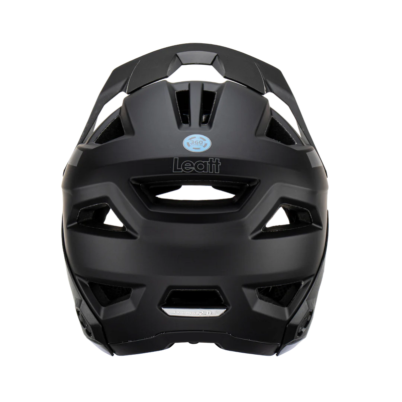 Load image into Gallery viewer, קסדה פולפייס מתפרקת לאופניים/קורקינט חשמלי ליט שחור LEATT MTB 2.0 Enduro V23 Stealth