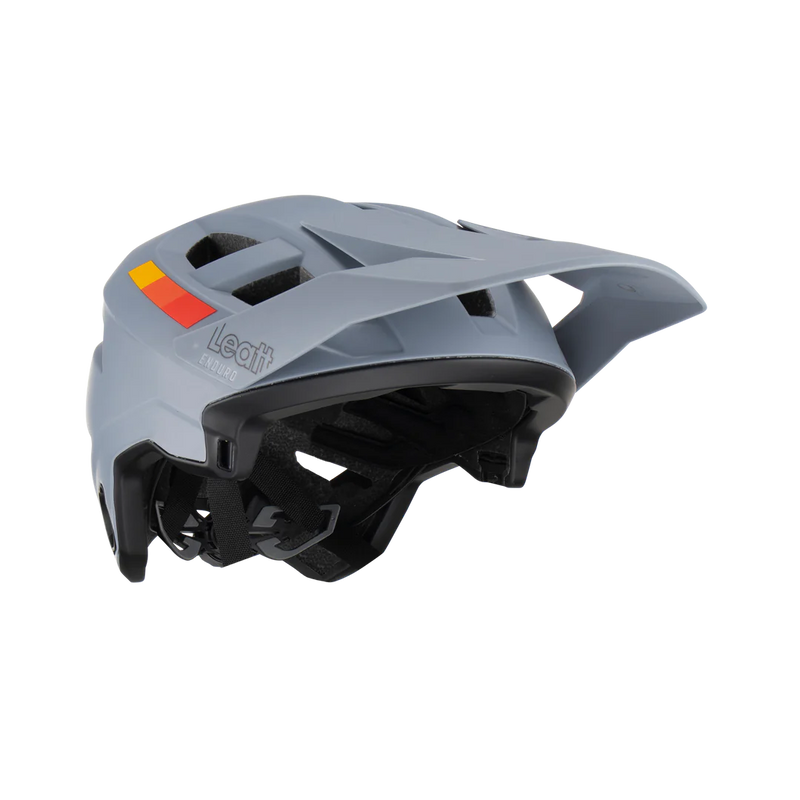 Load image into Gallery viewer, קסדה פולפייס מתפרקת לאופניים/קורקינט חשמלי ליט אפור/שחור LEATT MTB 2.0 Enduro V23 Titanium