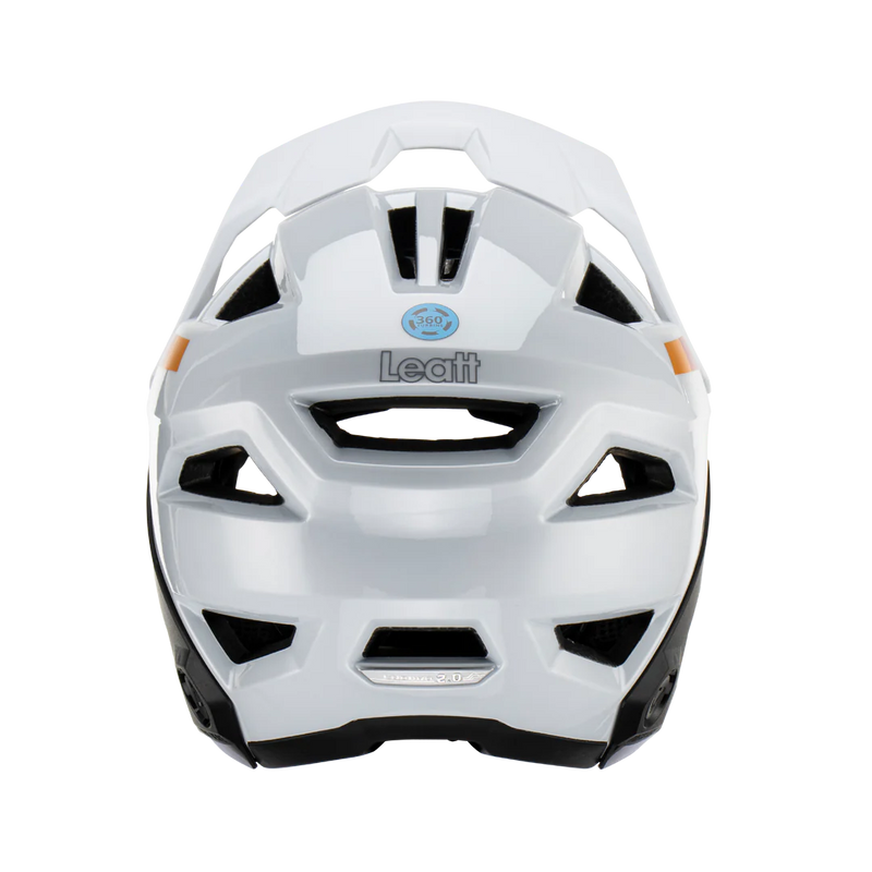 Load image into Gallery viewer, קסדה פולפייס מתפרקת ליט לבן/שחור LEATT MTB 2.0 Enduro V23 White