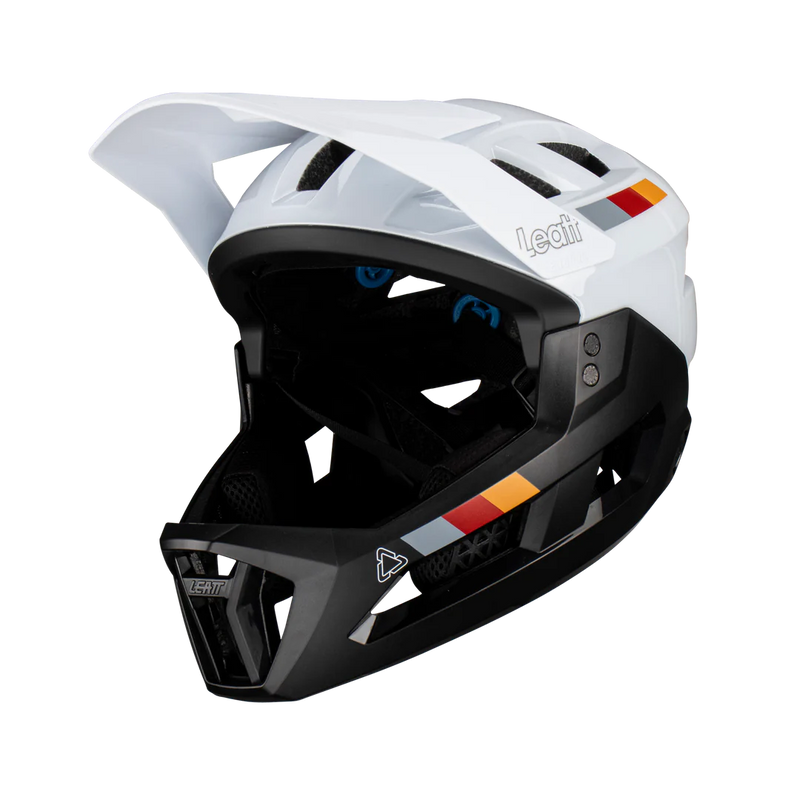 Load image into Gallery viewer, קסדה פולפייס מתפרקת ליט לבן/שחור LEATT MTB 2.0 Enduro V23 White