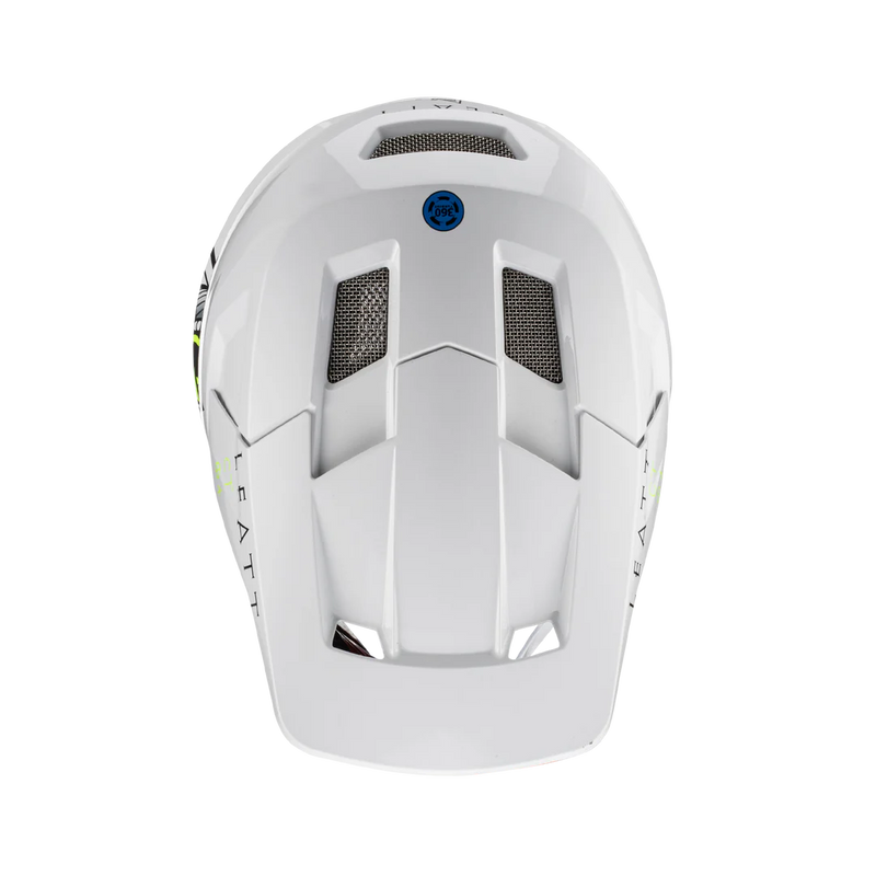 Load image into Gallery viewer, קסדה פולפייס לאופניים/קורקינט חשמלי ליט לבן/צהוב LEATT MTB Gravity 2.0 V23 Zombie