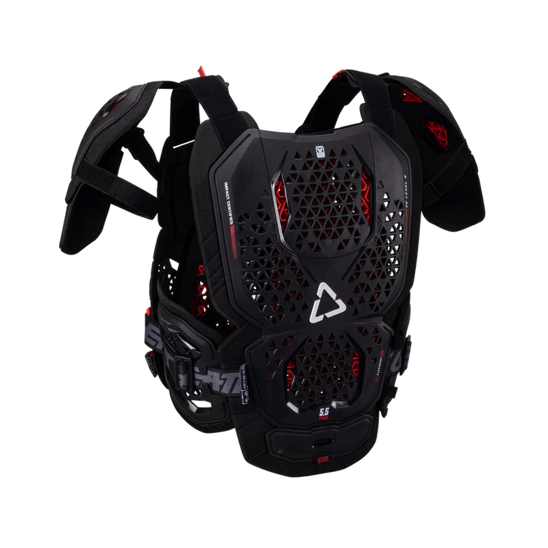 Load image into Gallery viewer, מגן חזה וגב צביצב ליט 5.5 שחור LEATT Chest Protector 5.5 Pro Evo