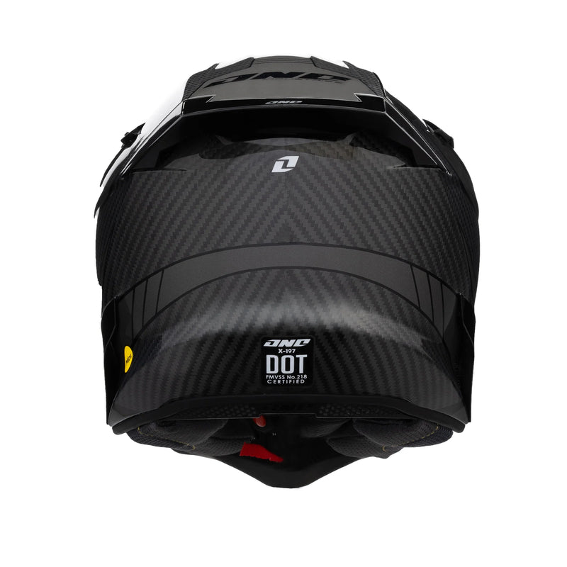 Load image into Gallery viewer, קסדה לאופנוע שטח/טרקטורון וואון איקס-197 שחור קרבון ONE X-197 Carbon Black Onyx V25