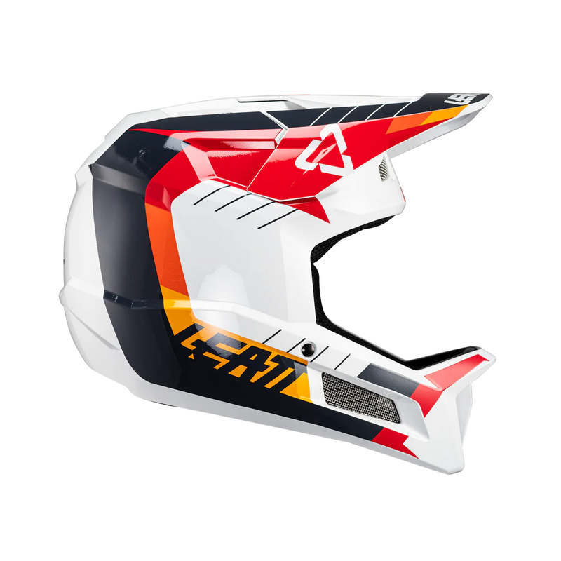 Load image into Gallery viewer, קסדה פולפייס לאופניים/קורקינט חשמלי ליט 2.0 אדום/לבן LEATT MTB Gravity 2.0 V24 White/Red