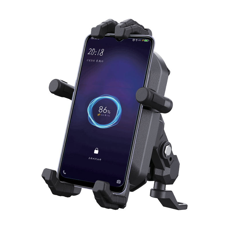 Load image into Gallery viewer, מתקן לטלפון כולל בולם זעזועים וטעינה אלחוטית Gadgit Powergrip