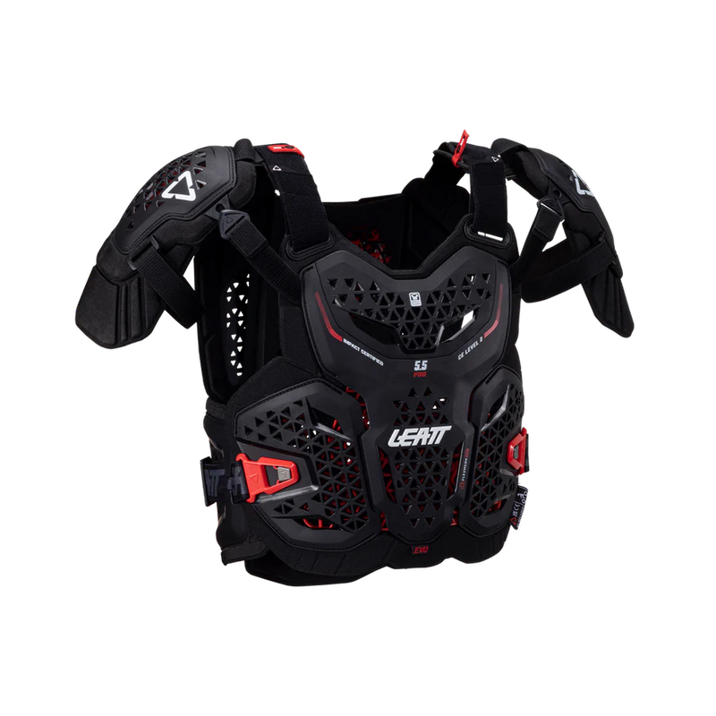 Load image into Gallery viewer, מגן חזה וגב צביצב ליט 5.5 שחור LEATT Chest Protector 5.5 Pro Evo