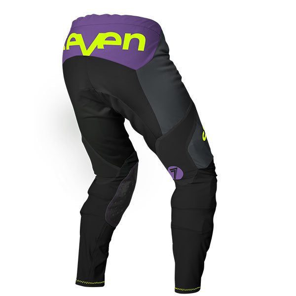 Load image into Gallery viewer, חליפת רכיבה לילדים סבן ריבל סגול/שחור SEVEN RIVAL Division 22.3