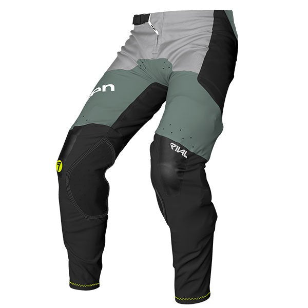 Load image into Gallery viewer, חליפת רכיבה לאופנוע/טרקטורון סבן ריבל ירוק/אפור SEVEN RIVAL Division 23.22