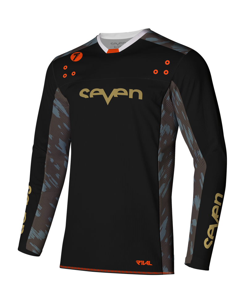 Load image into Gallery viewer, חליפת רכיבה לאופנוע/טרקטורון סבן ריבל SEVEN Rival Clash Black/Brandy V25