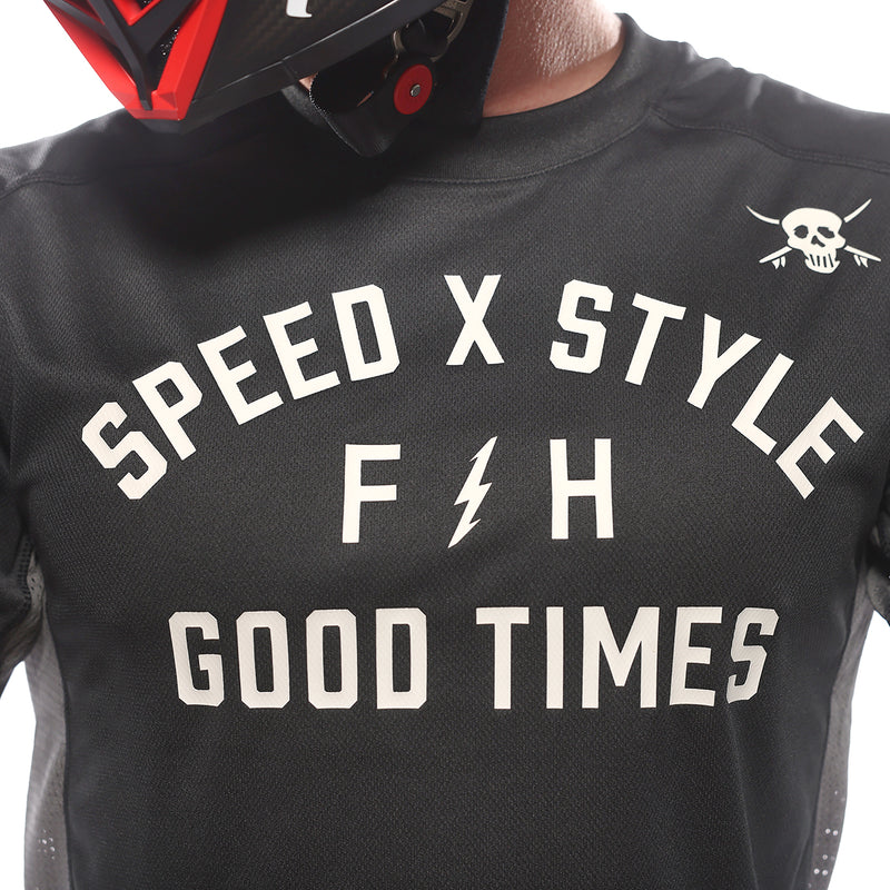 Load image into Gallery viewer, חולצת רכיבה פסטהאוס סנגוארו שחור Fasthouse Sanguaro Famoso V25