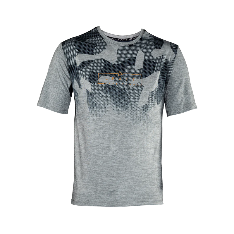 Load image into Gallery viewer, חולצת רכיבה קצרה ליט אפור LEATT MTB Trail 1.0 Granite