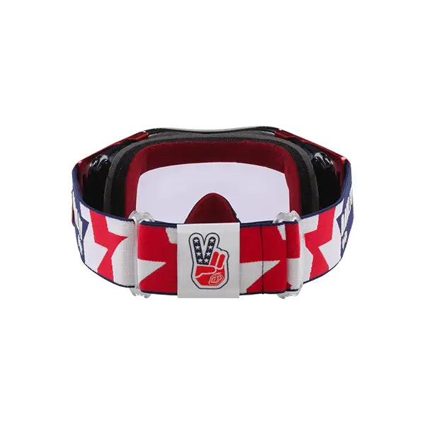 Load image into Gallery viewer, משקפי אבק אוקלי כחול/אדום OAKLEY Airbrake TLD RWD Stars Prizm