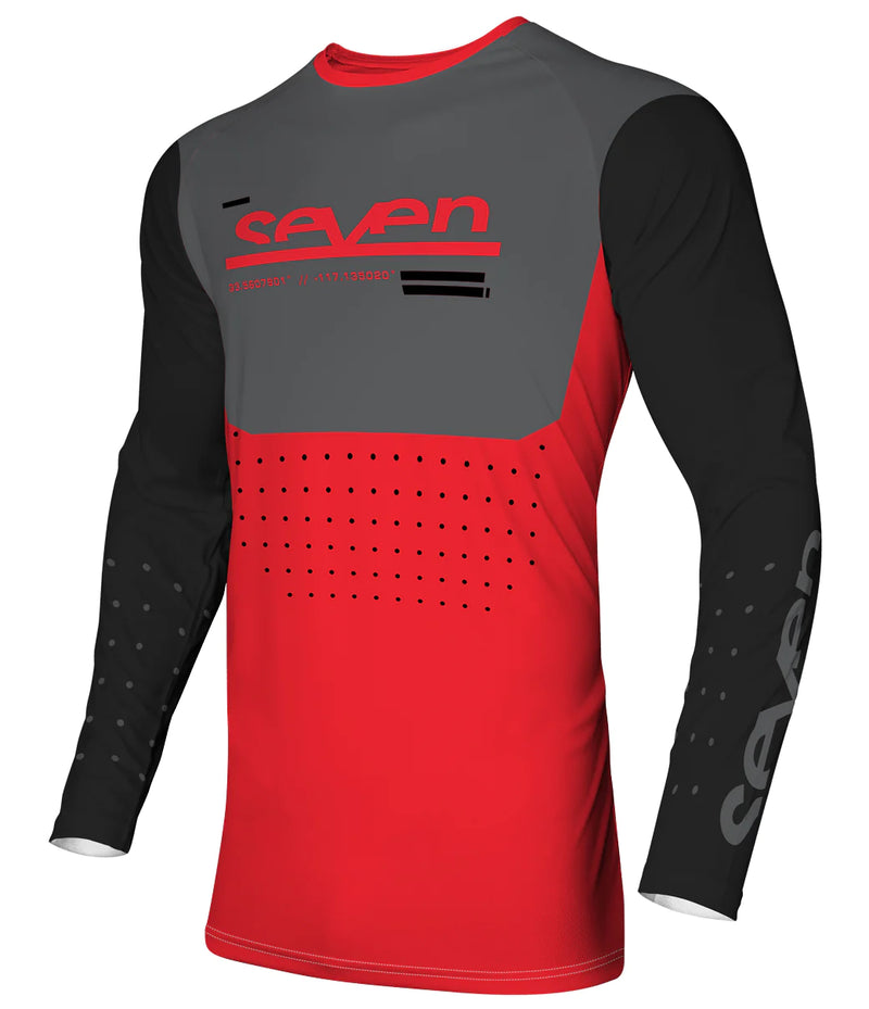 Load image into Gallery viewer, חליפת רכיבה לאופנוע שטח/טרקטורון סבן ווקס אדום Seven Vox Aperture V24 Red