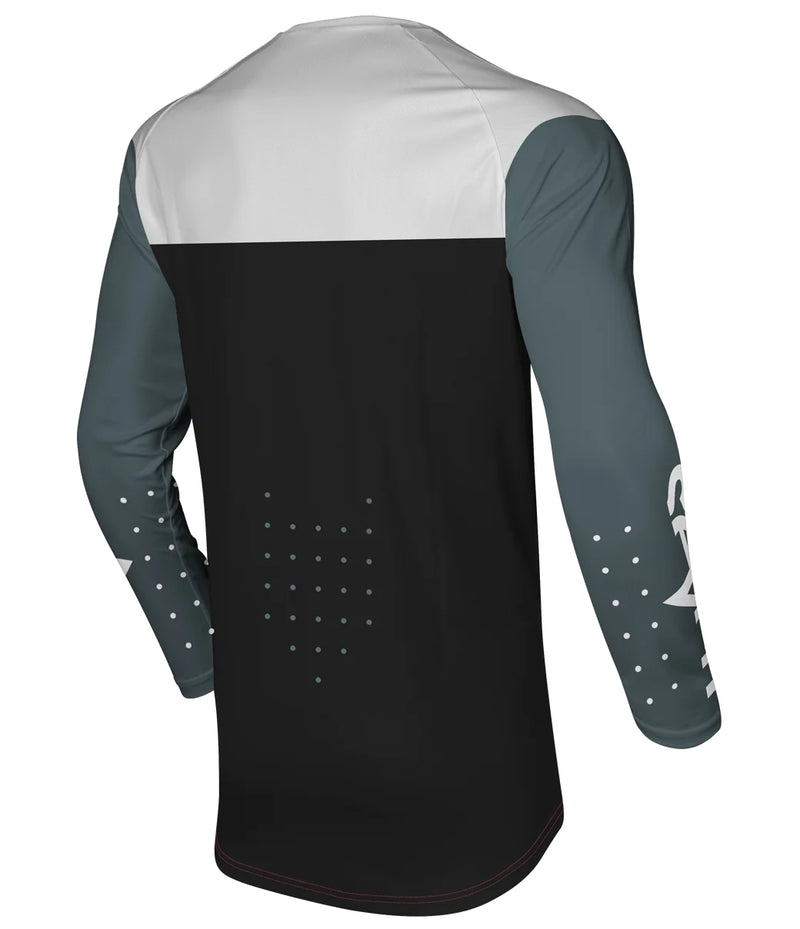 Load image into Gallery viewer, חליפת רכיבה לילדים סבן ווקס שחור/אפור Seven Vox Aperture V24