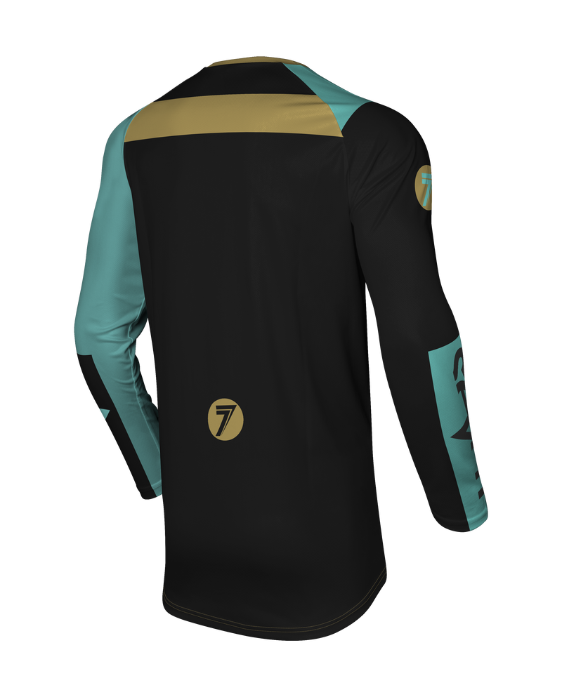 Load image into Gallery viewer, חליפת רכיבה לאופנוע שטח/טקרטורן סבן ווקס Seven Vox Fracture Aruba/Gold V25