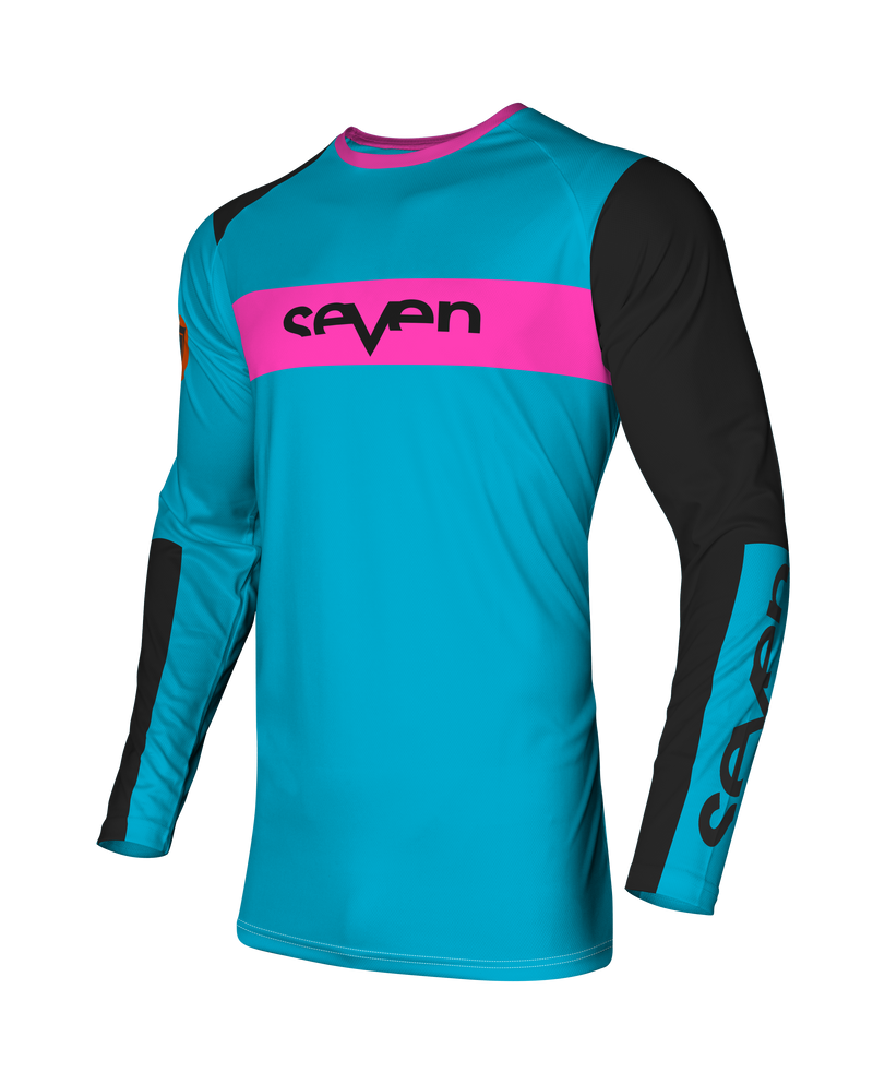 Load image into Gallery viewer, חליפת רכיבה לילדים לאופנוע שטח/טקרטורן סבן ווקס Seven Vox Fracture Vice/Black V25