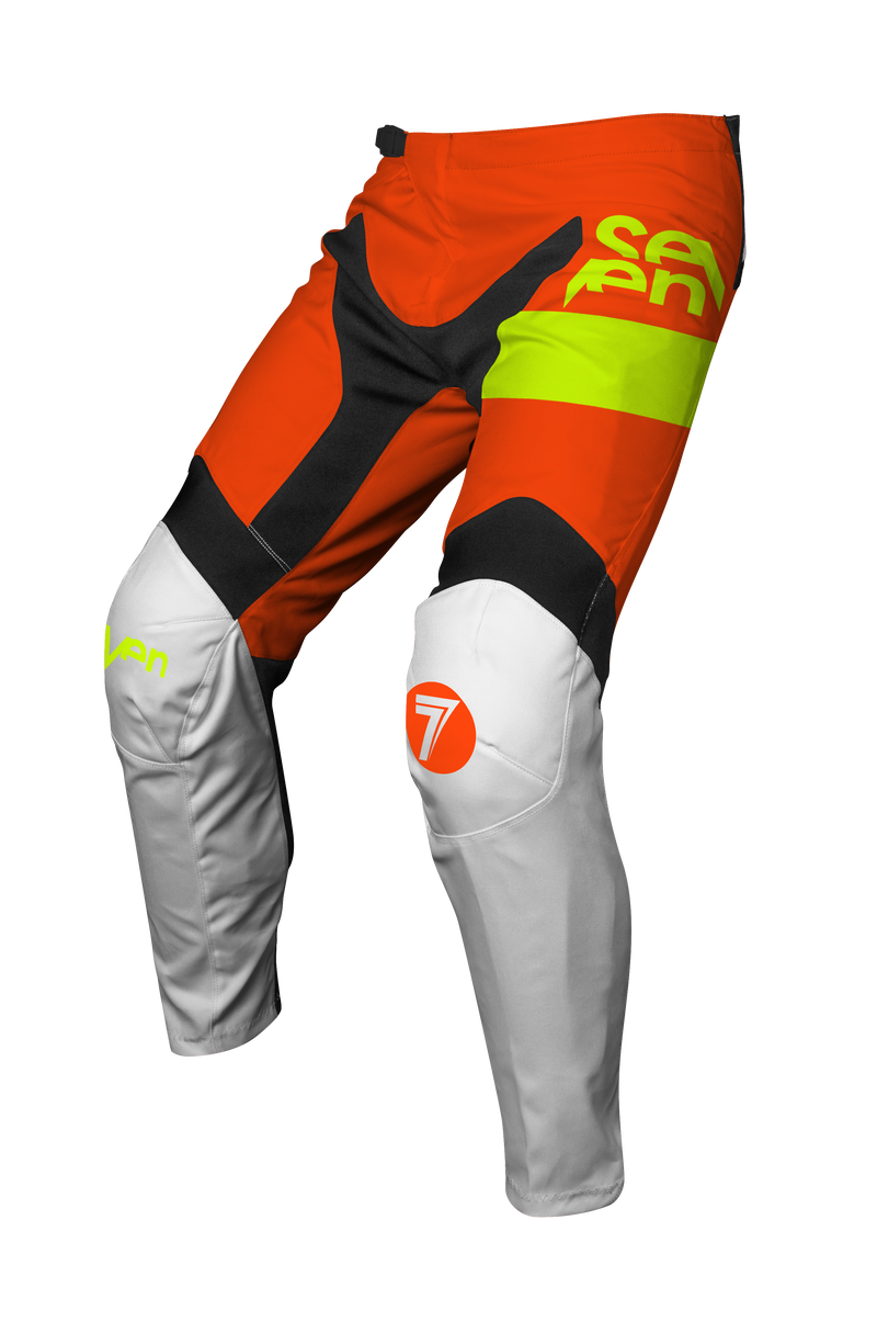 Load image into Gallery viewer, חליפת רכיבה לילדים לאופנוע שטח/טקרטורן סבן ווקס לבן/כתום Seven Vox Fracture White/Orange V25