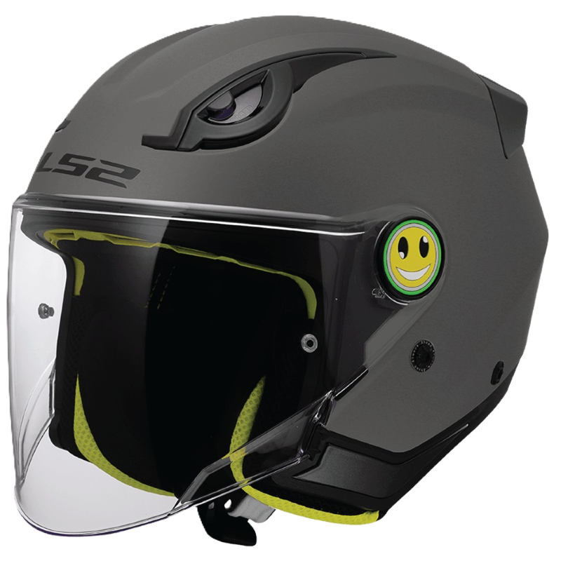 Load image into Gallery viewer, קסדה 3/4 אל אס 2 פאני לילדים לכביש אפור בטון Ls2 OF622 Funny II