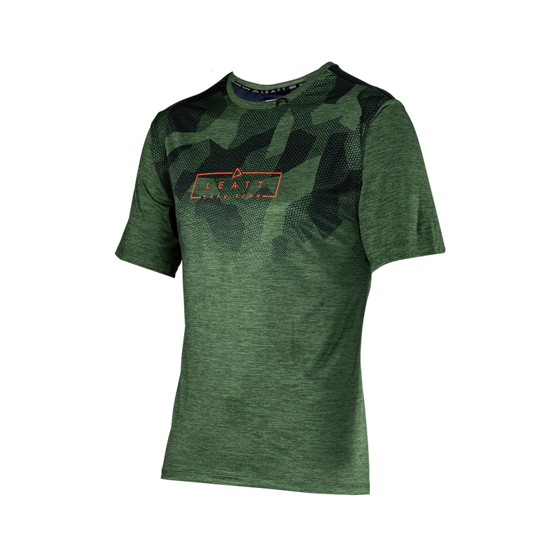 Load image into Gallery viewer, חולצת רכיבה קצרה ליט ירוק LEATT MTB Trail 1.0 Spinach