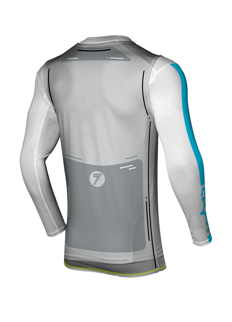 Load image into Gallery viewer, חליפת רכיבה לאופנוע שטח/טרקטורון סבן זירו אפור SEVEN ZERO Hijack Concrete V25