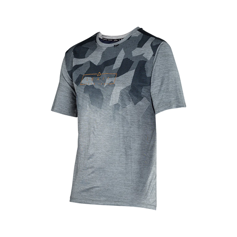 Load image into Gallery viewer, חולצת רכיבה קצרה ליט אפור LEATT MTB Trail 1.0 Granite