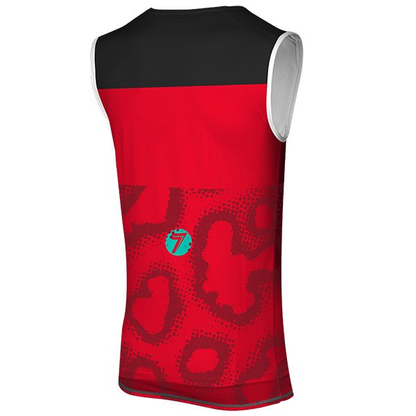 Load image into Gallery viewer, חליפת רכיבה לאופנוע/טרקטורון סבן זירו אדום/שחור SEVEN ZERO Midway 23.2