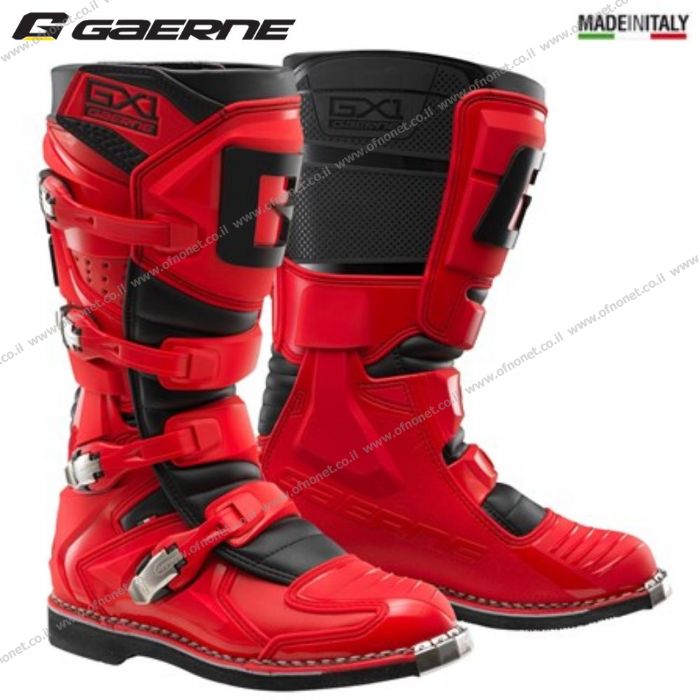 Load image into Gallery viewer, מגף רכיבה לאופנוע שטח/טרקטורון גארנה אדום/שחור GAERNE New GX1 Goodyear