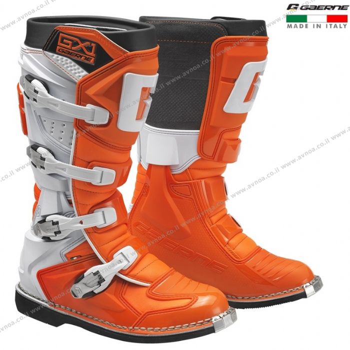 Load image into Gallery viewer, מגף רכיבה לאופנוע שטח/טרקטורון גארנה כתום/לבן GAERNE New GX1 Goodyear