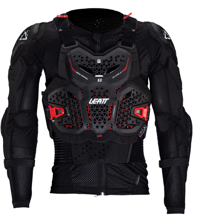 Load image into Gallery viewer, מגן גוף ליט 5.5 איבו שחור LEATT 5.5 EVO Body Protector