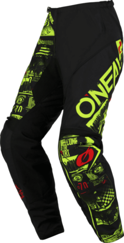 Load image into Gallery viewer, חליפת רכיבה לאופנוע שטח/טרקטורון אוניל שחור/צהוב ONEAL Element Attack