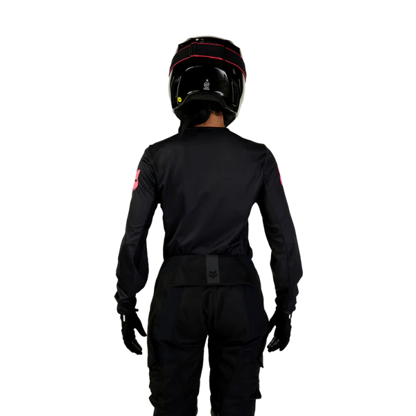 Load image into Gallery viewer, חליפת רכיבה לאופנוע שטח/טרקטורון לנשים פוקס 180 שחור/ורוד FOX WMNS 180 BLACKOUT V25