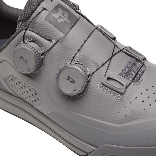 Load image into Gallery viewer, נעלי רכיבה לאופניים קליטים פוקס בואה אפור FOX UNION BOA CLIPLESS SHOE V23