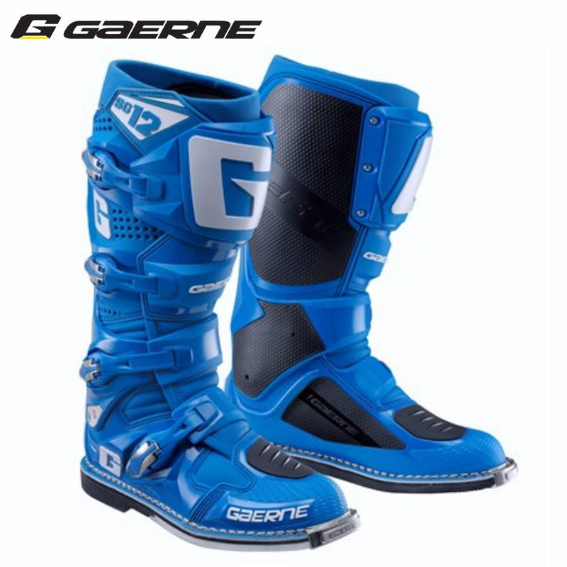 Load image into Gallery viewer, מגף רכיבה לאופנוע שטח/טרקטורון גארנה אס גי 12 כחול GAERNE SG12