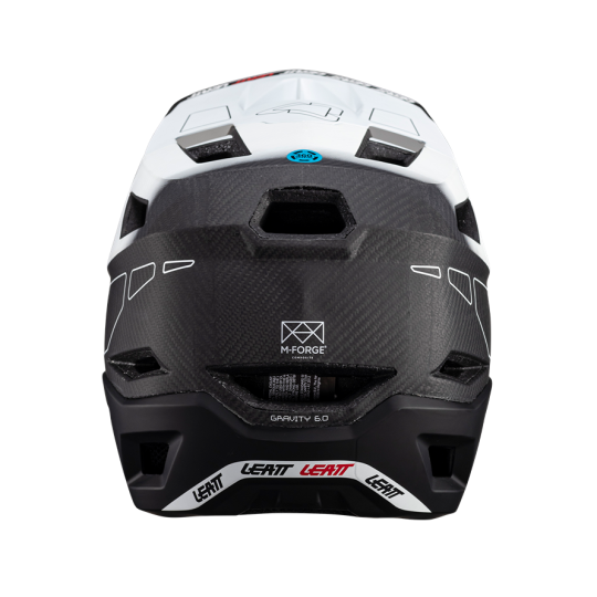 Load image into Gallery viewer, קסדה פולפייס לאופניים/קורקינט חשמלי ליט קרבון 6.0 לבן LEATT MTB Gravity 6.0 Carbon V24 White