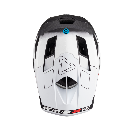 Load image into Gallery viewer, קסדה פולפייס לאופניים/קורקינט חשמלי ליט קרבון 6.0 לבן LEATT MTB Gravity 6.0 Carbon V24 White