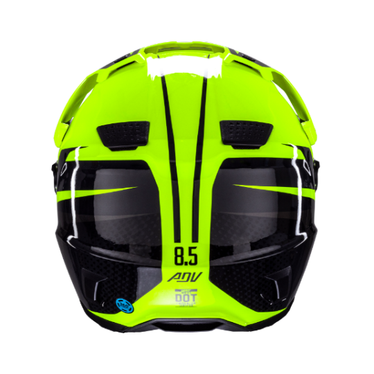 Load image into Gallery viewer, קסדה אדוונצ'ר ליט 8.5 צהוב כולל משקף אבק LEATT ADV 8.5 V25 Hi-Viz