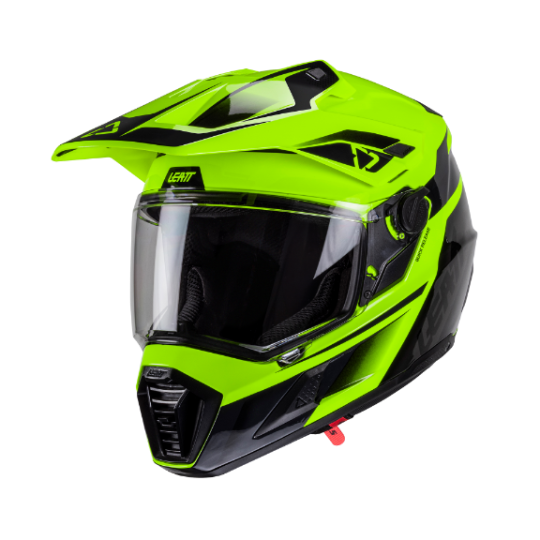 Load image into Gallery viewer, קסדה אדוונצ'ר ליט 8.5 צהוב כולל משקף אבק LEATT ADV 8.5 V25 Hi-Viz