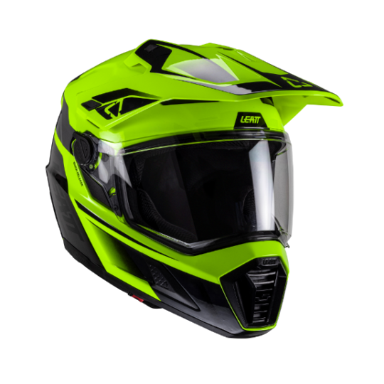 Load image into Gallery viewer, קסדה אדוונצ'ר ליט 8.5 צהוב כולל משקף אבק LEATT ADV 8.5 V25 Hi-Viz