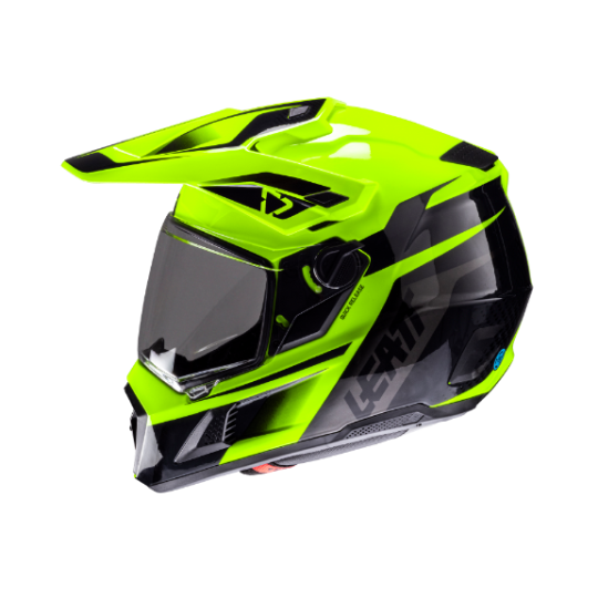 Load image into Gallery viewer, קסדה אדוונצ'ר ליט 8.5 צהוב כולל משקף אבק LEATT ADV 8.5 V25 Hi-Viz