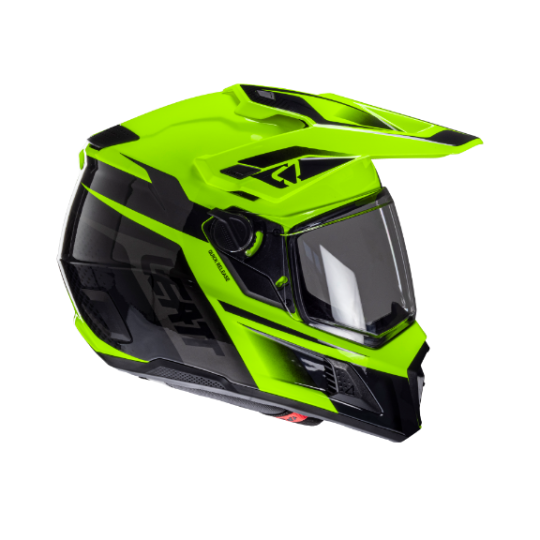 Load image into Gallery viewer, קסדה אדוונצ'ר ליט 8.5 צהוב כולל משקף אבק LEATT ADV 8.5 V25 Hi-Viz