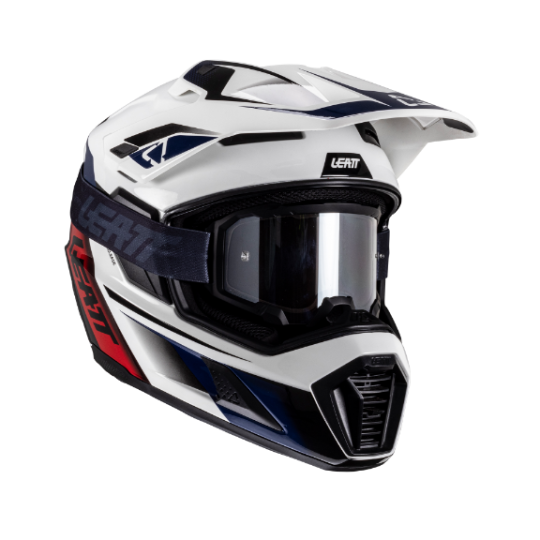 Load image into Gallery viewer, קסדה אדוונצ'ר ליט 8.5 רויל כולל משקף אבק LEATT ADV 8.5 V25 Royal