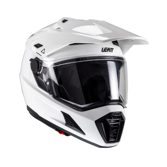 Load image into Gallery viewer, קסדה אדוונצ'ר ליט 8.5 לבן כולל משקף אבק LEATT ADV 8.5 V25 White