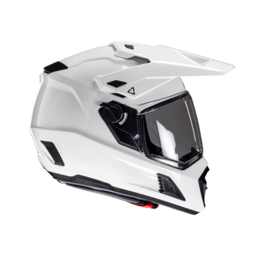 Load image into Gallery viewer, קסדה אדוונצ'ר ליט 8.5 לבן כולל משקף אבק LEATT ADV 8.5 V25 White