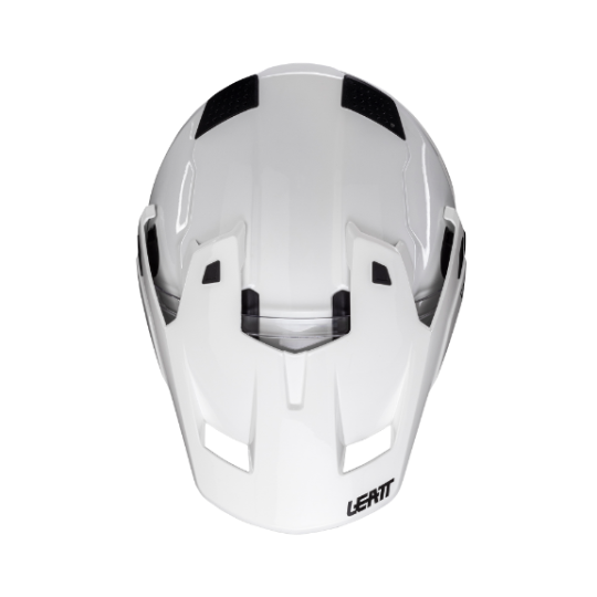 Load image into Gallery viewer, קסדה אדוונצ'ר ליט 8.5 לבן כולל משקף אבק LEATT ADV 8.5 V25 White