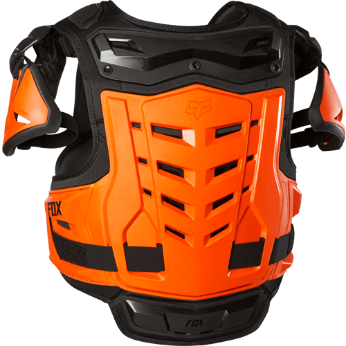 Load image into Gallery viewer, מגן גוף צביצב פוקס רפטור שחור/כתום FOX Raptor