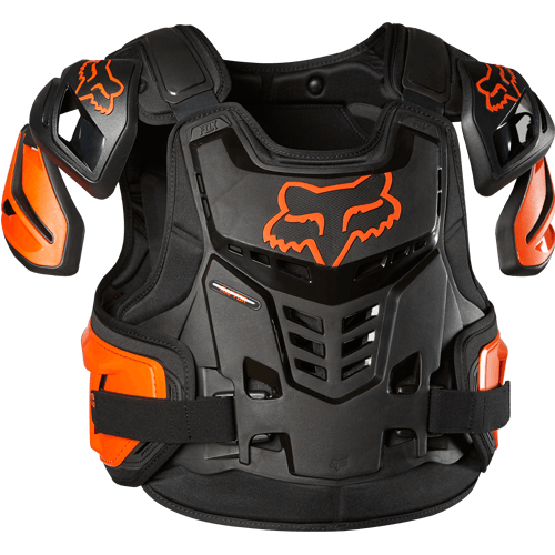 Load image into Gallery viewer, מגן גוף צביצב פוקס רפטור שחור/כתום FOX Raptor