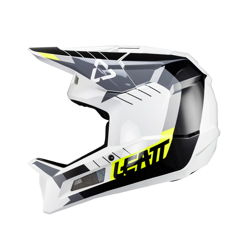 Load image into Gallery viewer, קסדה פולפייס לאופניים/קורקינט חשמלי ליט 2.0 שחור/לבן LEATT MTB Gravity 2.0 V24 White/Black