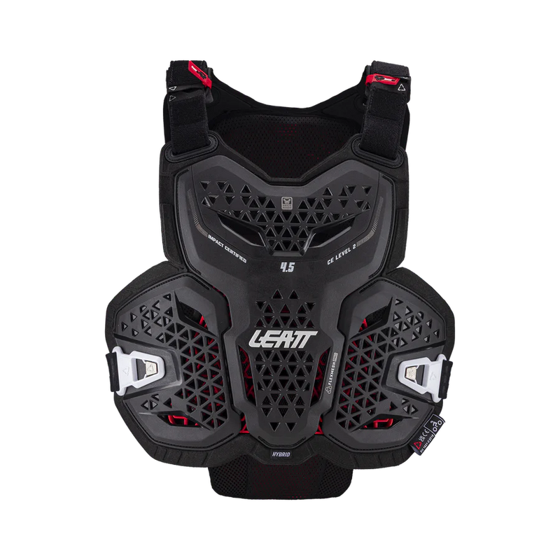 Load image into Gallery viewer, מגן חזה וגב צביצב ליט 4.5 שחור LEATT Chest Protector 4.5 Hybrid